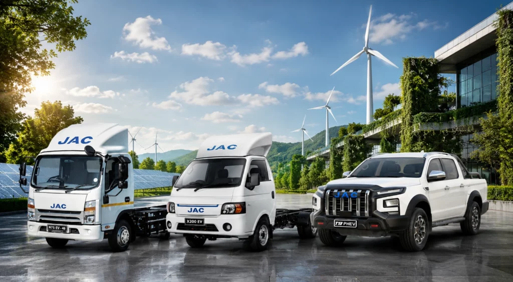 THE JAC EV RANGE