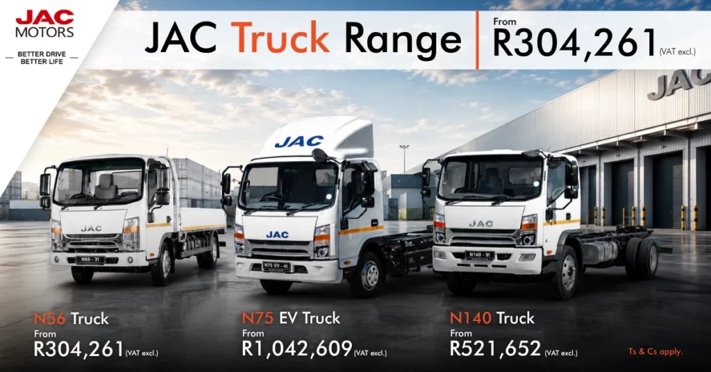 JAC Truck Offers