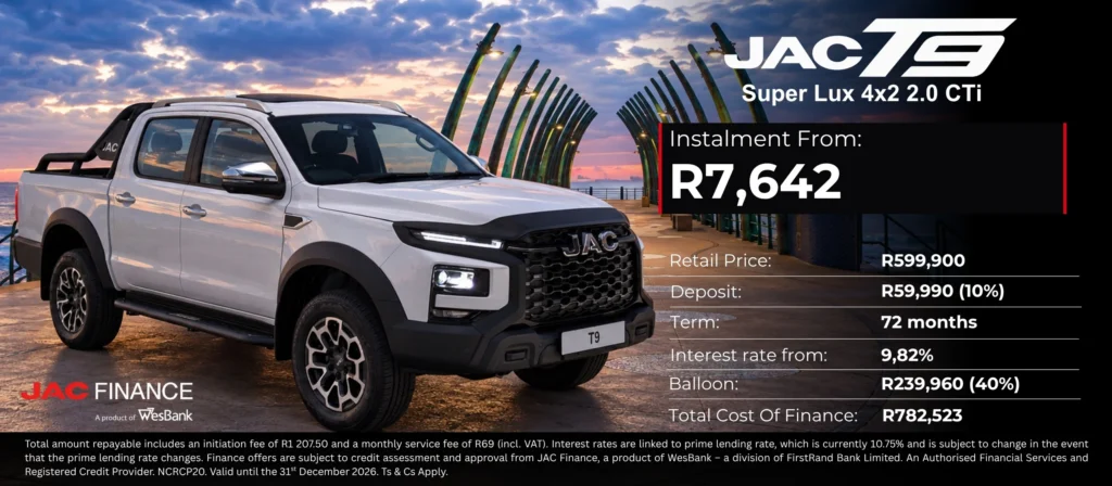 JAC T9 Super Lux 4x2 2.0L CTi